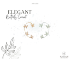 Stylish Butterfly Ear Cuff and Hook Earrings Jewelry